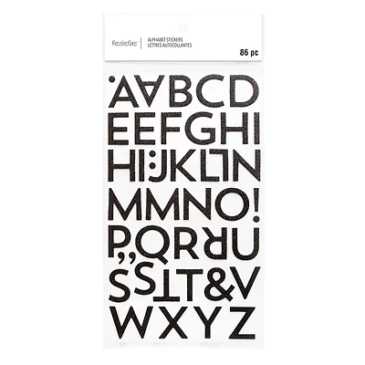 Glitter Alphabet Stickers by Recollections