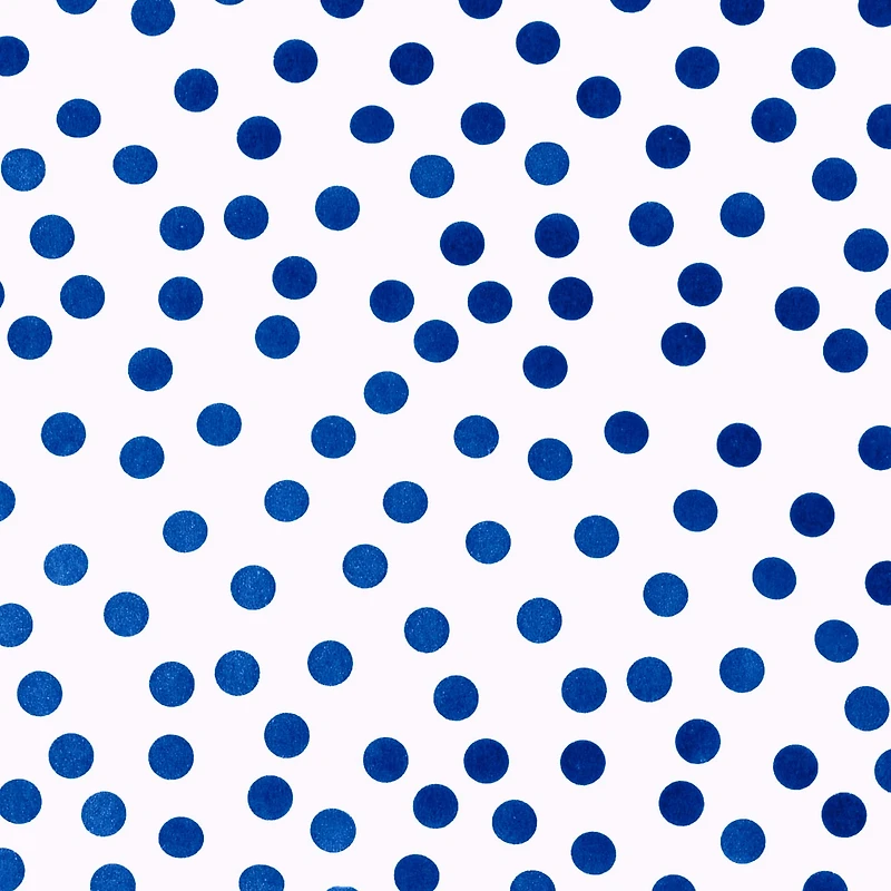 White & Navy Dotted Tissue Paper Sheets by Celebrate It™