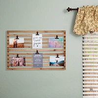 6 Opening  16" x 24" Grid Board Collage Frame with Clips by Studio Décor®