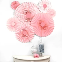 Pink Paper Rosettes Kit by Celebrate It® Entertaining