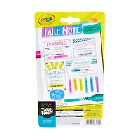 24 Packs: 6 ct. (144 total) Crayola® Take Note™ Erasable Highlighters