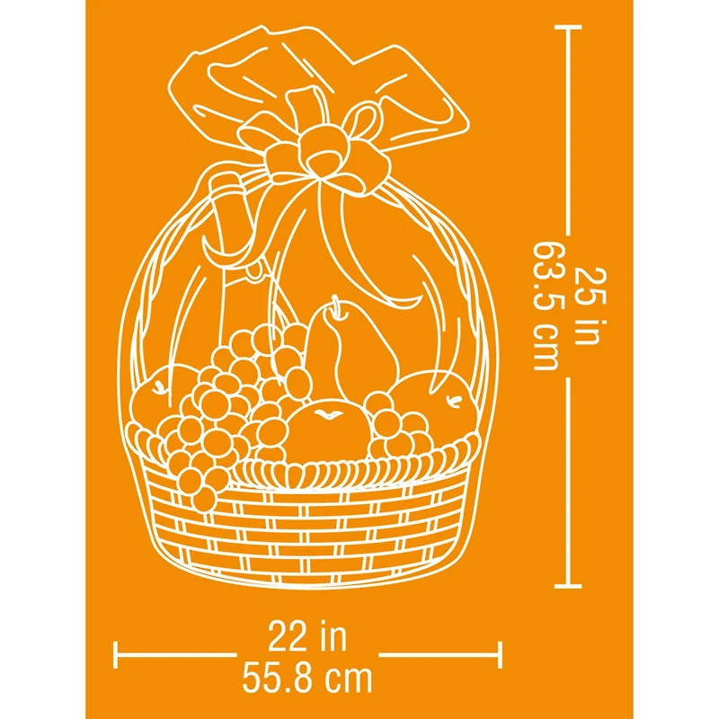 25" White Polka Dot Basket Gift Bags by Celebrate It™, 6ct.