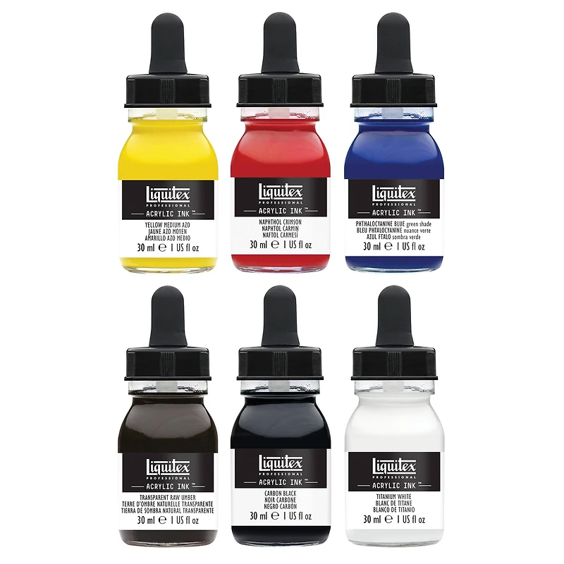 8 Packs: 6 ct. (48 total) Liquitex® Professional Acrylic™ Essential Inks
