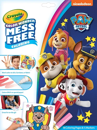 12 Pack: Crayola® Color Wonder™ Paw Patrol® Papers & Markers