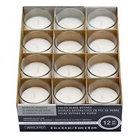 12 Glass Votive Candles by Ashland® Basic Elements