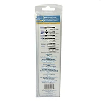 White Synthetic Acrylic Round & Flat 5 Pieces Brush Combo By Artist's Loft® Necessities™