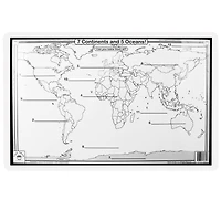 12 Pack: Tot Talk Explore The World Placemat