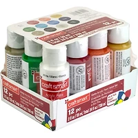 12 Packs: 12 ct. (144 total) Matte Acrylic Paint Value Set by Craft Smart™