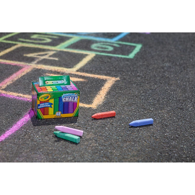 Crayola Washable Sidewalk Chalk, 48ct.