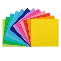 Bright Textured Adhesive Back Cardstock Paper Pad by Recollections™, 3" x 3"