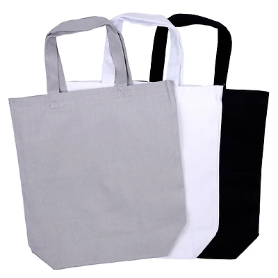 Black, White & Gray Cotton Tote Bags by Make Market®
