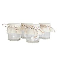 Jars With Fabric Covers, 18ct. by Celebrate It™