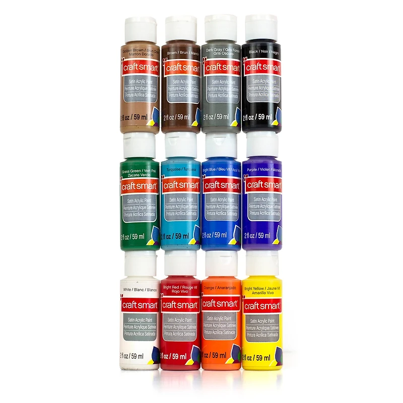 Satin Acrylic Paint Value Set By Craft Smart®