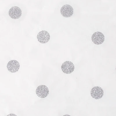 Silver Print/Solid Tissue Paper Sheets by Celebrate It™