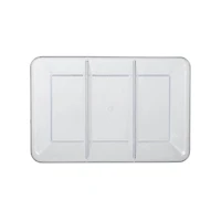 14" Clear 3 Compartment Tray by Celebrate It™