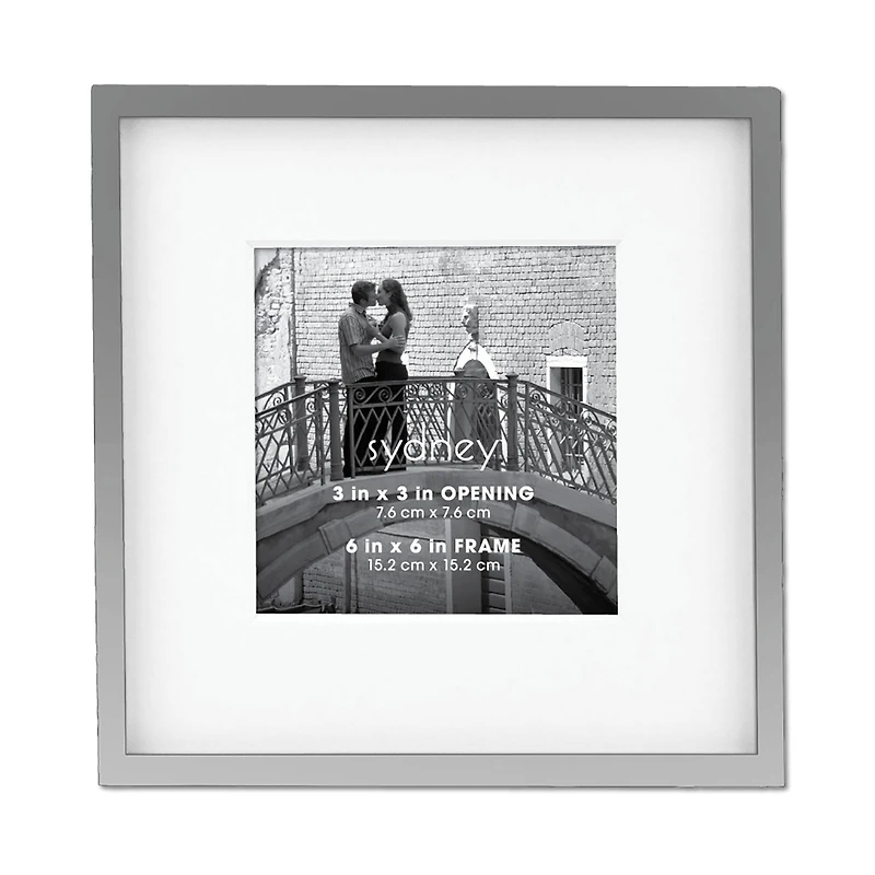Silver Tabletop Frame with Mat, Sydney By Aaron Brothers