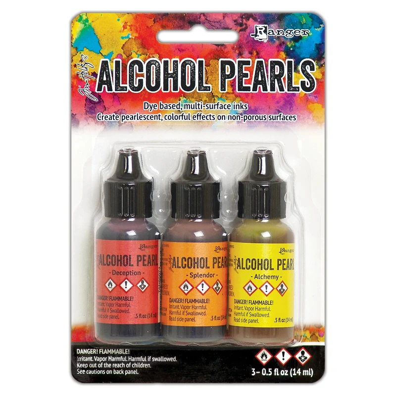 Ranger Tim Holtz® Alcohol Pearl Ink Kit