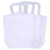 White Cotton Tote Bags, 3ct. by Make Market®