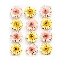 12 Packs: 12 ct. (144 total) Gerbera Daisy Stickers by Recollections™