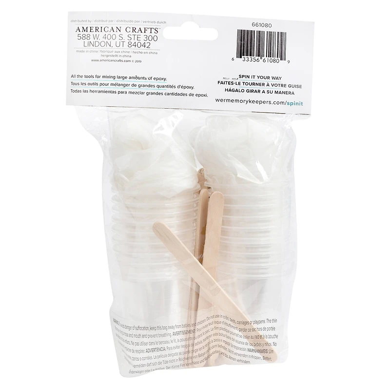 We R Memory Keepers® Spin It™ Epoxy Mixing Supplies