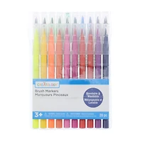 Brush Markers By Creatology™, 20 Pack