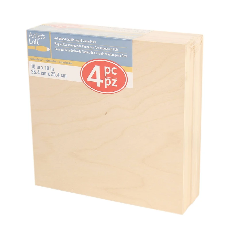 Cradled Wood Painting Panel Pack by Artist's Loft™ Necessities