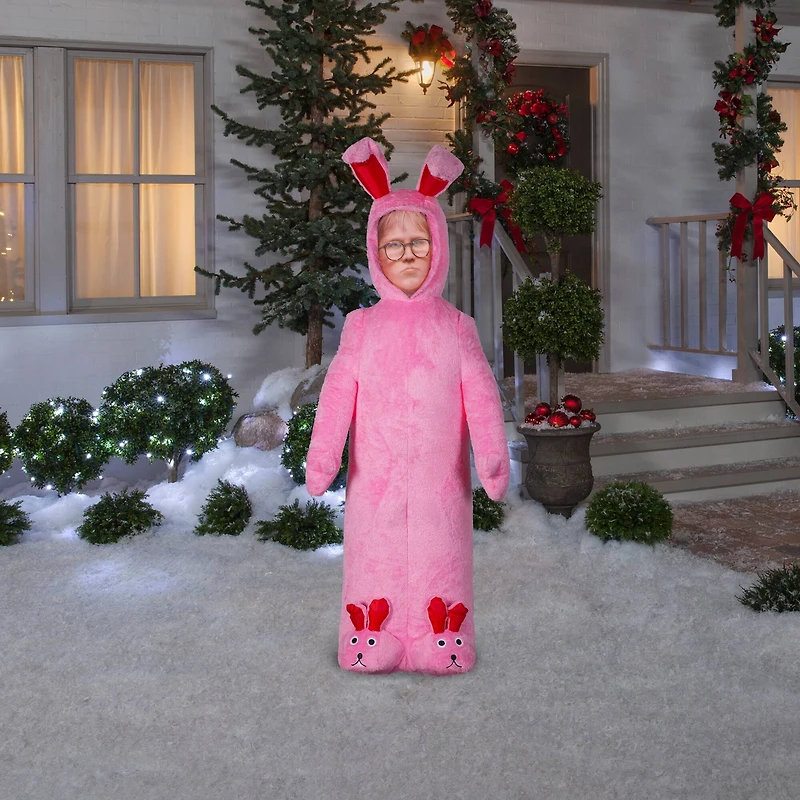 6ft. Photorealistic Airblown® Ralphie with Pink Bunny Suit