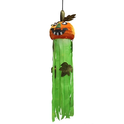 LED-Lighted Hanging Halloween Jack-O-Lantern Pumpkin