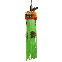 LED-Lighted Hanging Halloween Jack-O-Lantern Pumpkin