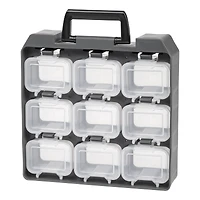 Iris® Gray 9-Compartment Utility Case