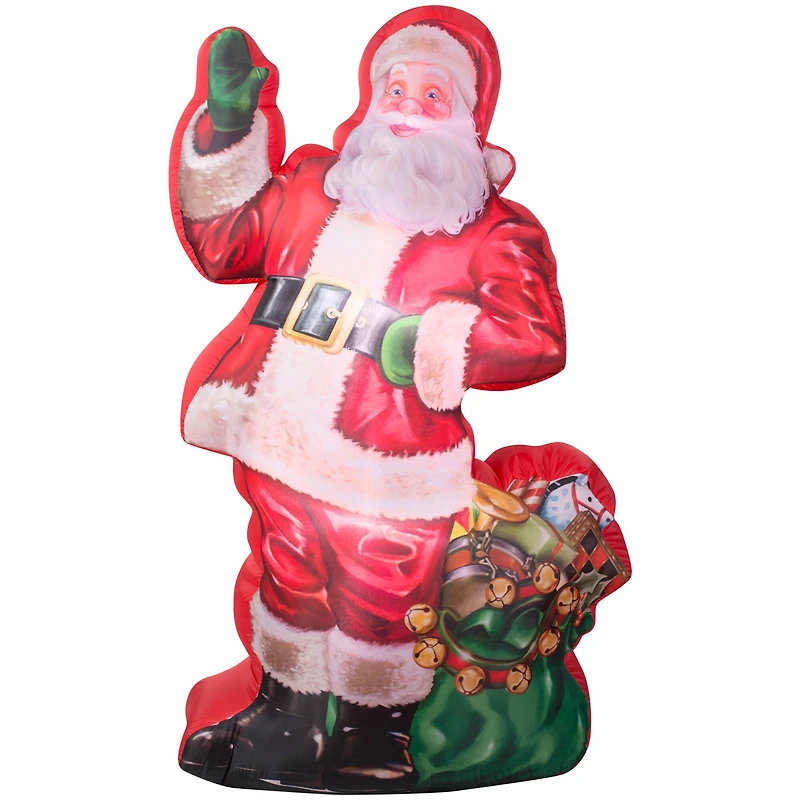 7ft. Airblown® Inflatable Christmas Photorealistic Santa Claus with Gift Sack