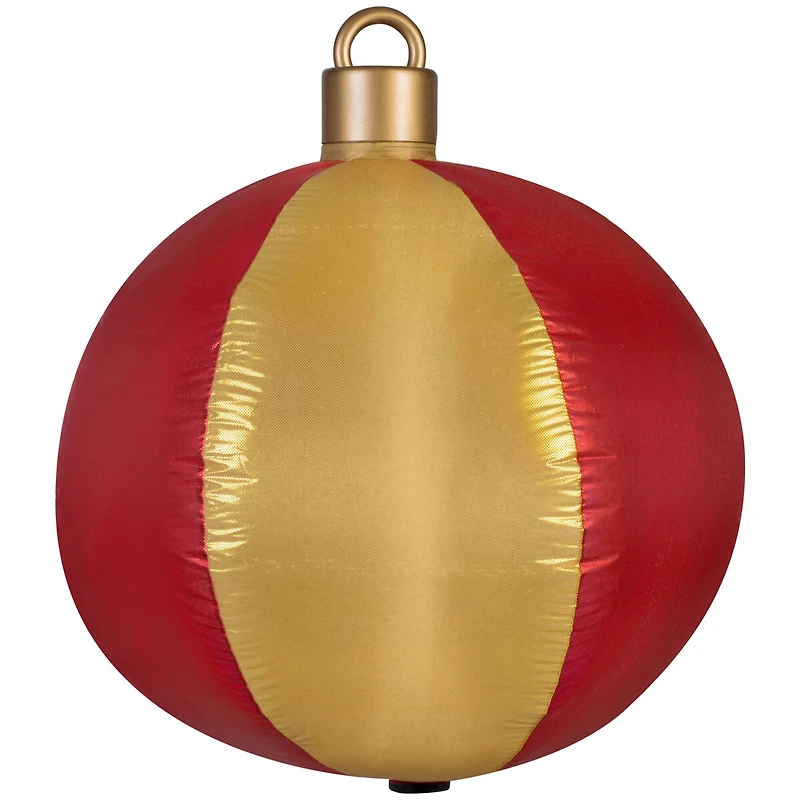 2.5ft. Airblown® Inflatable Christmas Mixed Media Hanging Ball Ornament