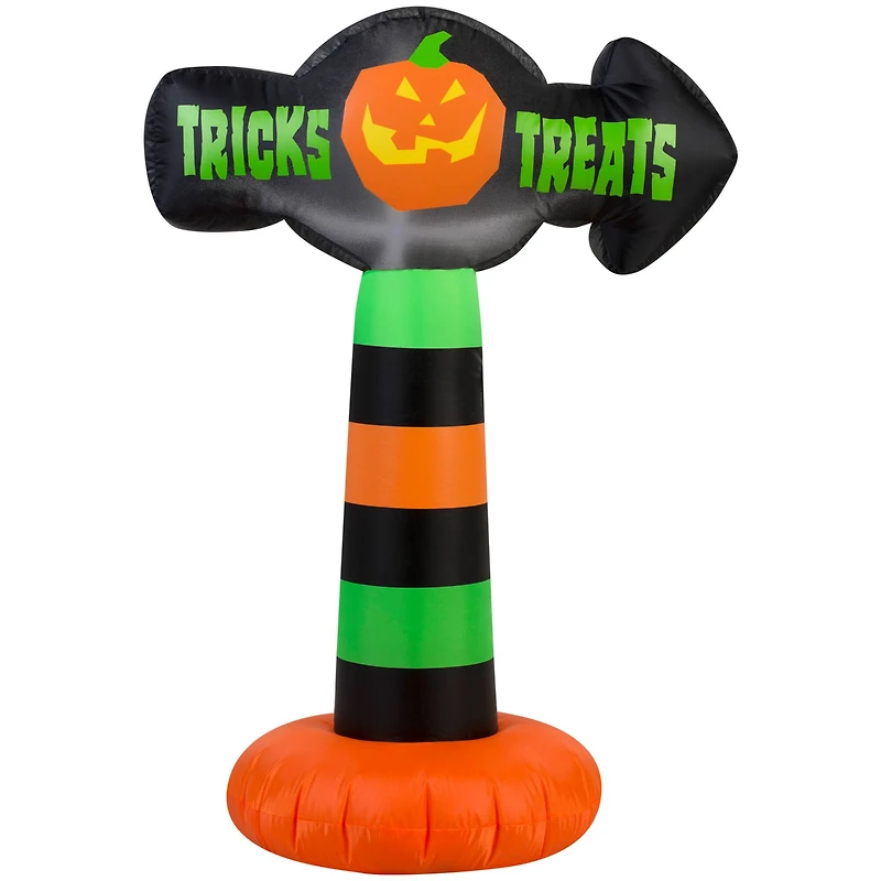3.5ft. Airblown® Inflatable Halloween Tricks & Treats Outdoor Sign