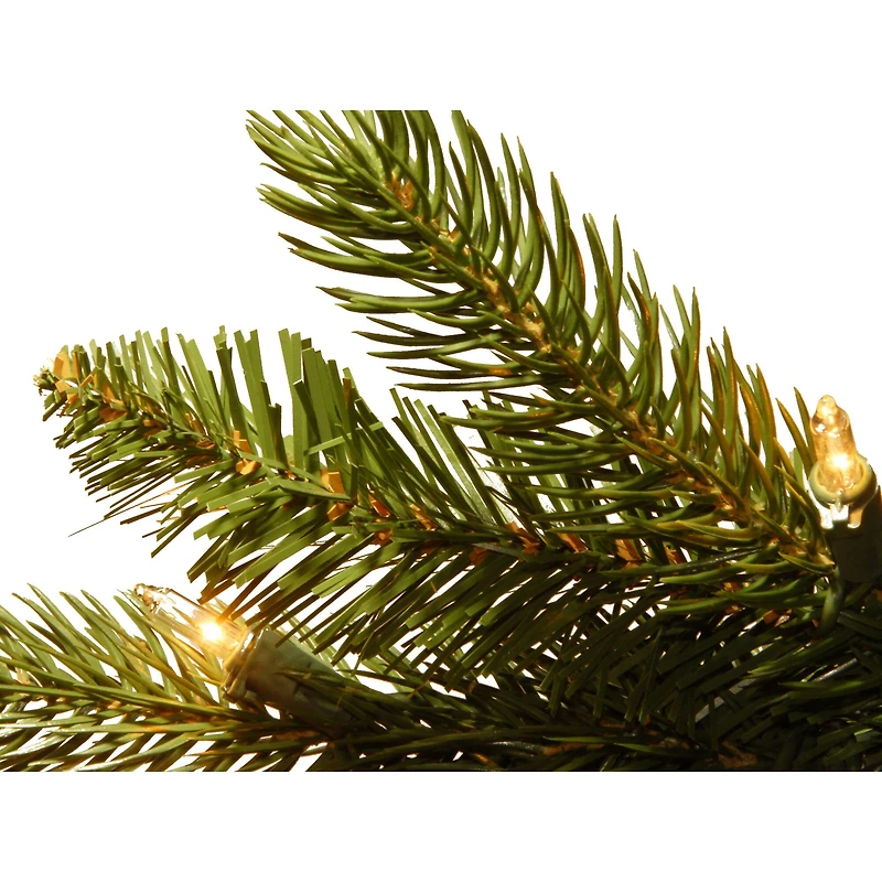7.5ft. Pre-Lit Feel Real® Grande Fir Medium Tree, Clear Lights