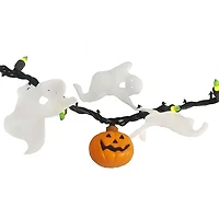 50ct. Opaque Green Mini Pumpkins & Ghosts Incandescent String Lights