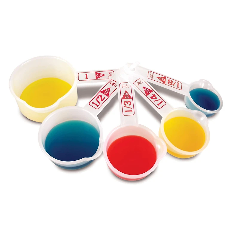 Learning Resources® Measuring Cups, 5 Per Set, 6 Sets