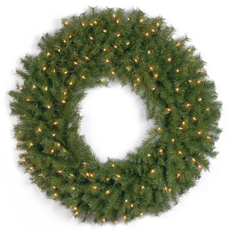 36" Norwood Fir Wreath with 100ct. Clear Lights
