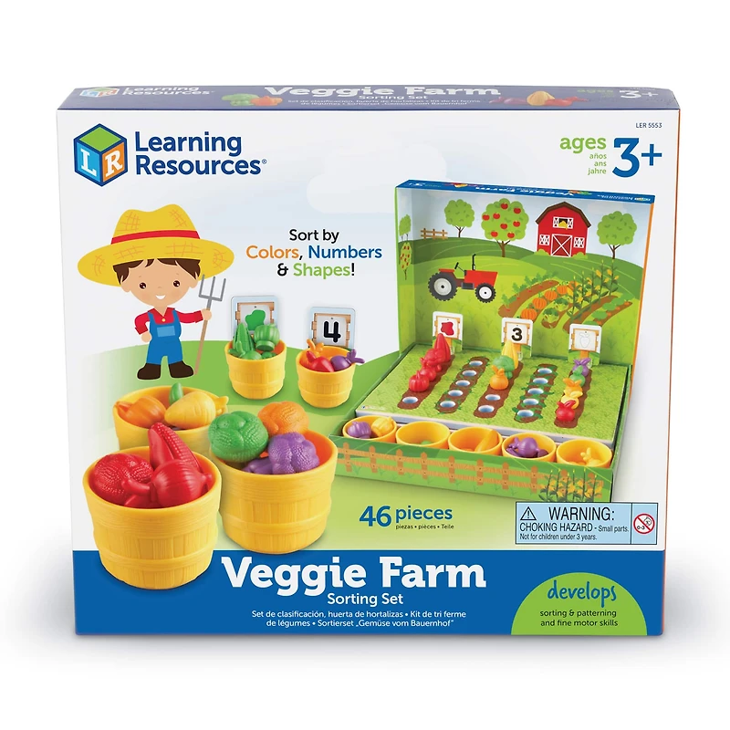 Learning Resources® Veggie Farm Sorting Set
