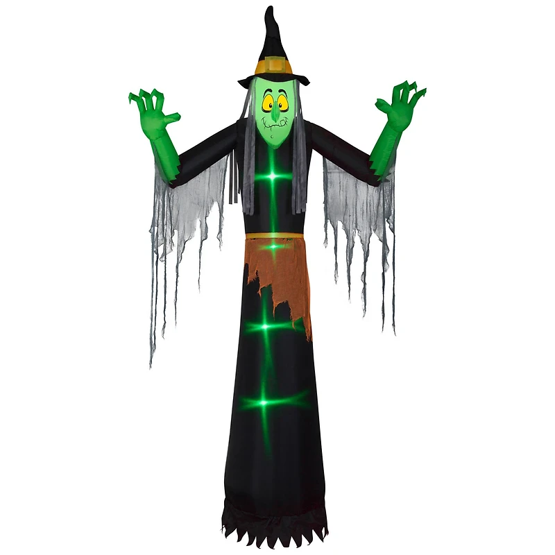 12ft. Airblown® Inflatable Halloween Lightshow Witch 