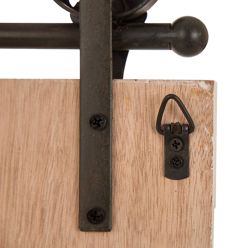 Glitzhome® 35.25" Farmhouse Wooden Barn Door