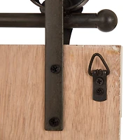 Glitzhome® 35.25" Farmhouse Wooden Barn Door