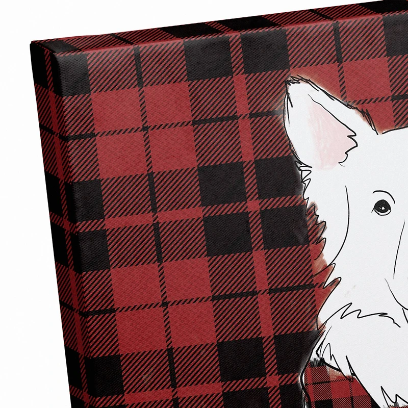 Santa Don't Forget Me Canvas Wall Art