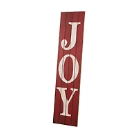 Glitzhome® 42" Joy Christmas Wooden Porch Sign