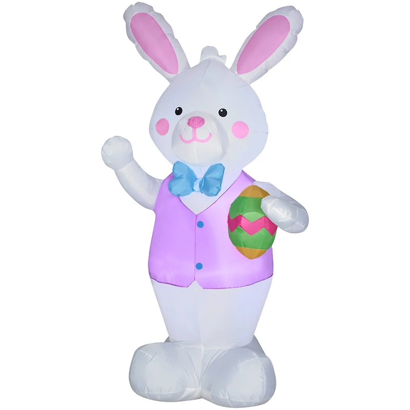 4ft. Airblown® Inflatable Outdoor Bunny with Easter Egg