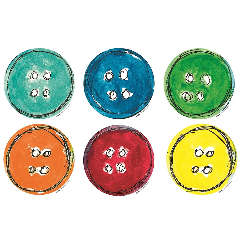 Teacher Created Resources Pete the Cat® Groovy Buttons Accents, 3 Packs of 36