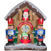 6.5ft. Airblown® Inflatable Christmas Animated Santa Clock