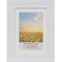 5 Pack Lifestyles 4" x 6" White Frame with Mat by Studio Décor®