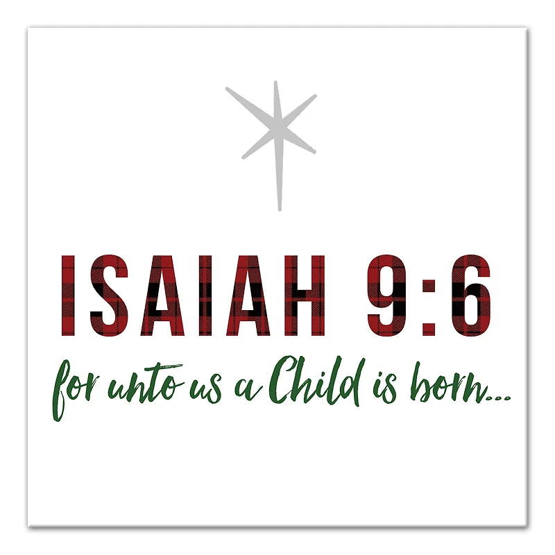 Isaiah 9:6 Canvas Wall Art