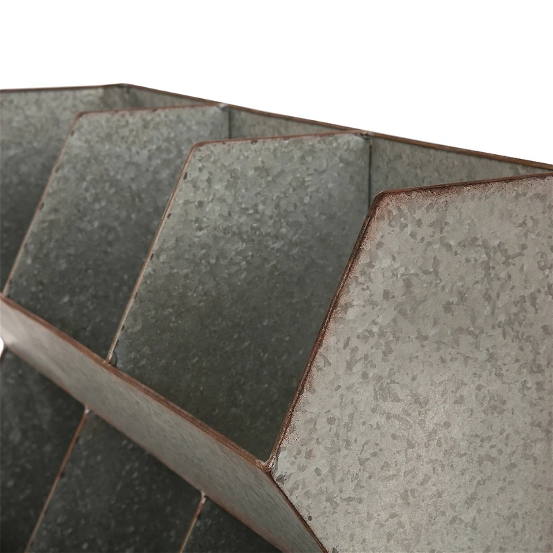 Glitzhome® Galvanized Storage Standing Shelf