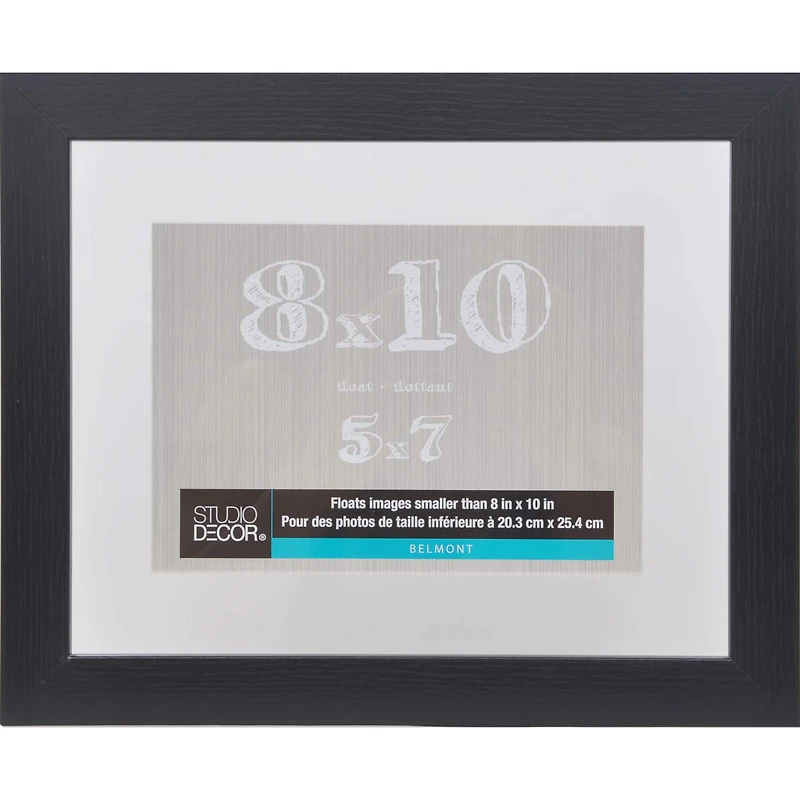 Black Belmont Float Frame by Studio Décor®